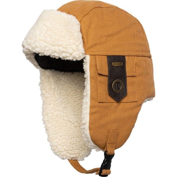 Stetson Accessories Stetson Sheepskin Canvas Stoneman Trapper Hat